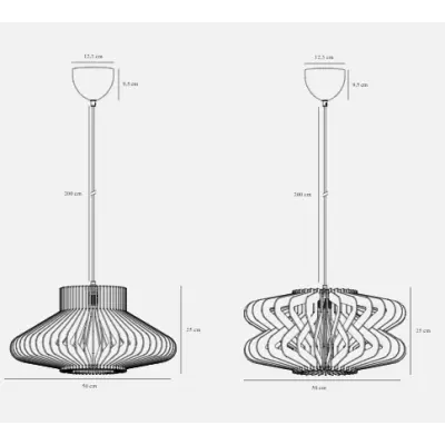 Nordlux Matis Visilica Crna